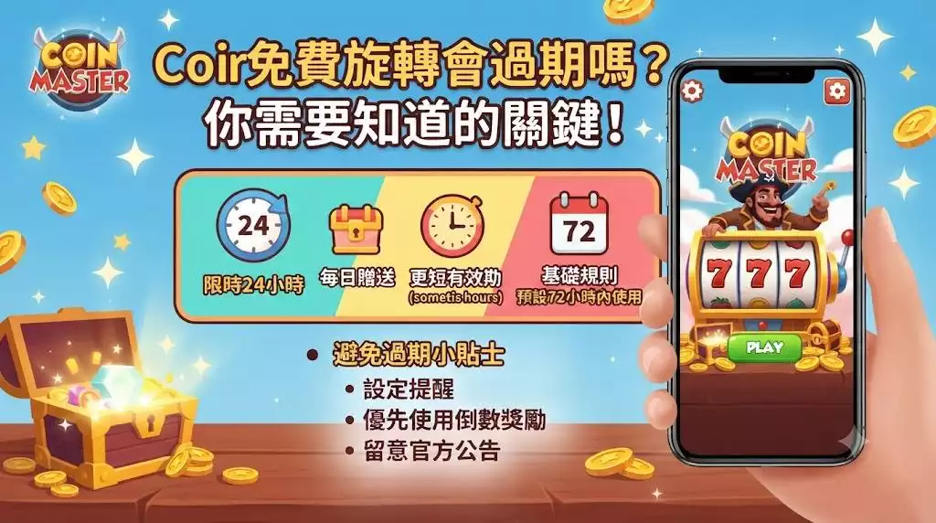 免費旋轉會唔會過期？