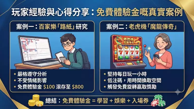 玩家經驗與心得分享:免費體驗金嘅真實案例