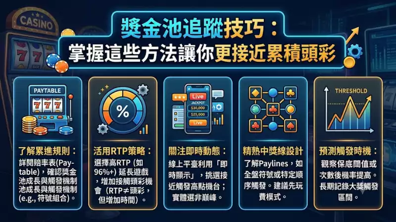 獎金池追蹤技巧：掌握這些方法讓你更接近累積頭彩