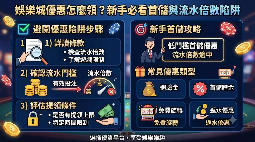 領取最適合你嘅娛樂城優惠？