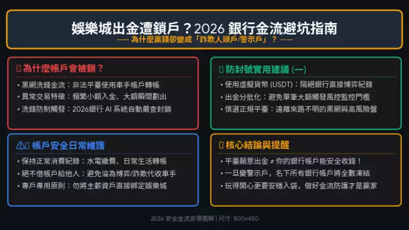 想從娛樂城換現金?搞懂銀行交易規則纔不會變詐欺人頭