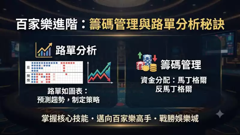 百家樂進階:籌碼管理與路單分析秘訣