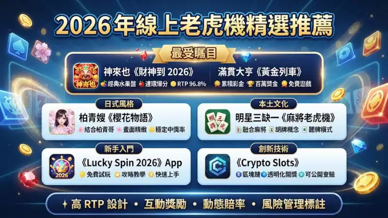 2026最新老虎機推薦