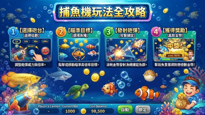 捕魚機玩法全攻略