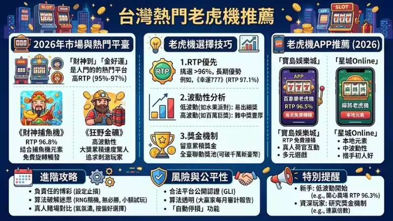 台灣熱門老虎機推薦