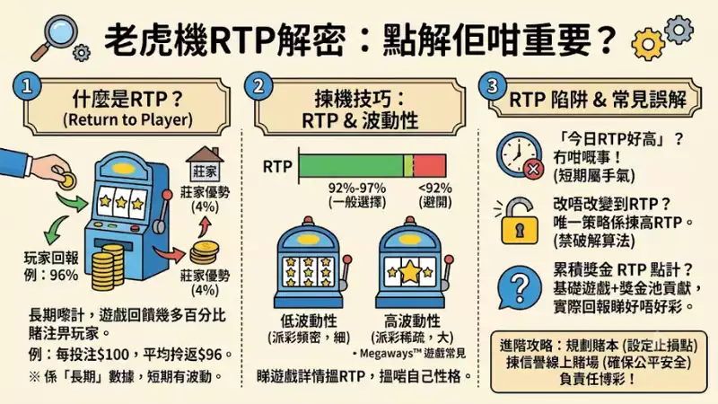 老虎機RTP解密：點解佢咁重要？
