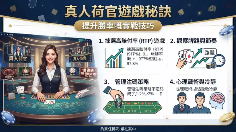 真人荷官遊戲秘訣