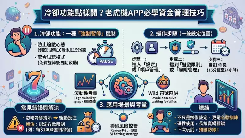 冷卻功能點樣開？老虎機APP必學資金管理技巧