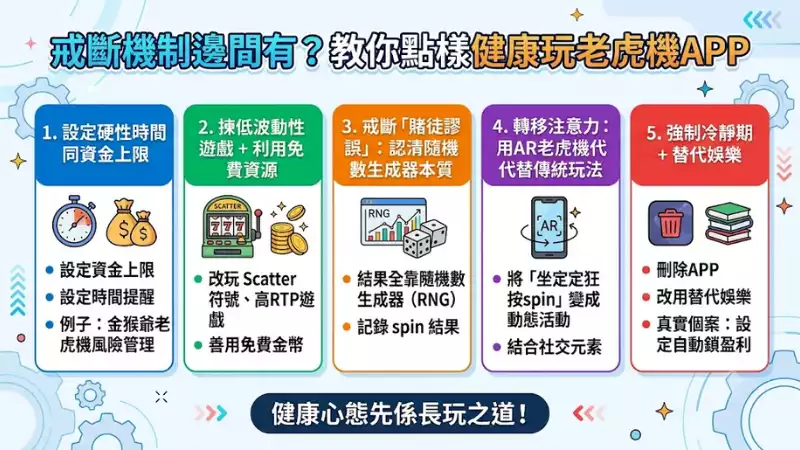 戒斷機制邊間有？教你點樣健康玩老虎機APP