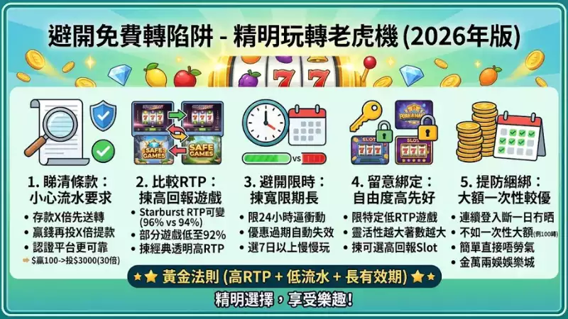 避開免費轉陷阱