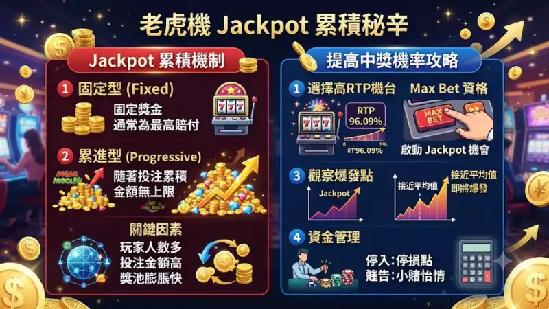 老虎機Jackpot累積秘辛