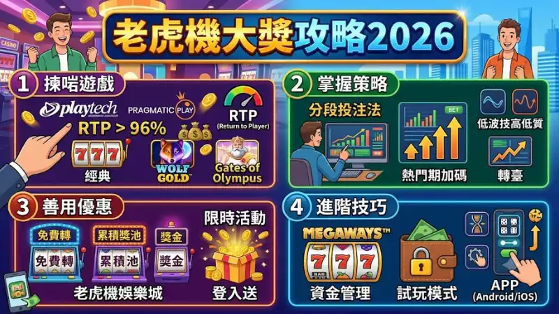 老虎機大獎攻略2026