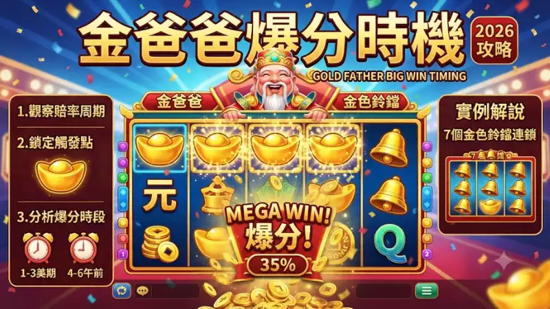 金爸爸爆分時機