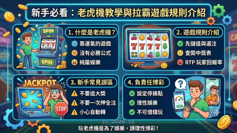 新手必看:老虎機教學與拉霸遊戲規則介紹