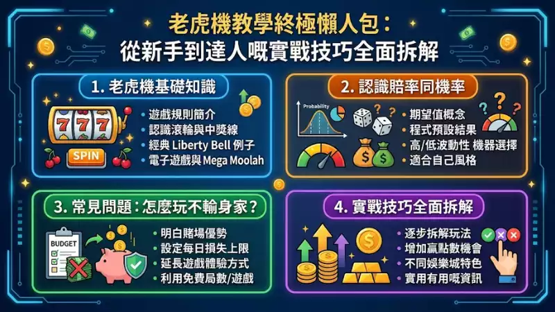 老虎機教學終極懶人包:從新手到達人嘅實戰技巧全面拆解