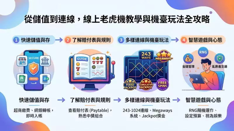 從儲值到連線,線上老虎機教學與機臺玩法全攻略