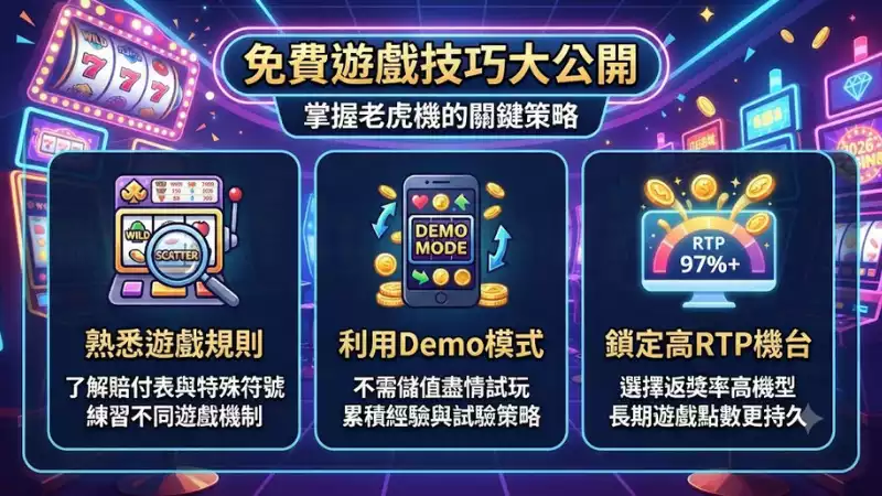 免費遊戲技巧大公開