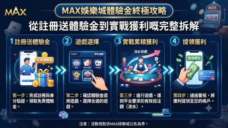 領取免費體驗金嘅關鍵