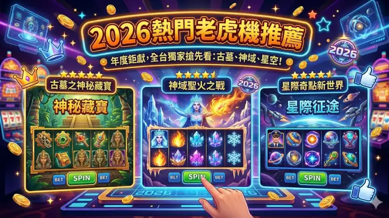2026熱門老虎機推薦
