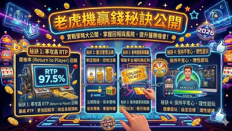 老虎機贏錢秘訣公開