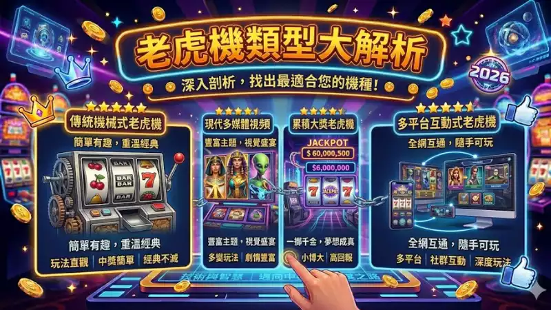 老虎機類型大解析