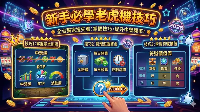 新手必學老虎機技巧