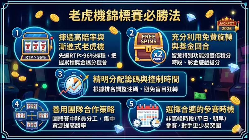 老虎機錦標賽必勝法