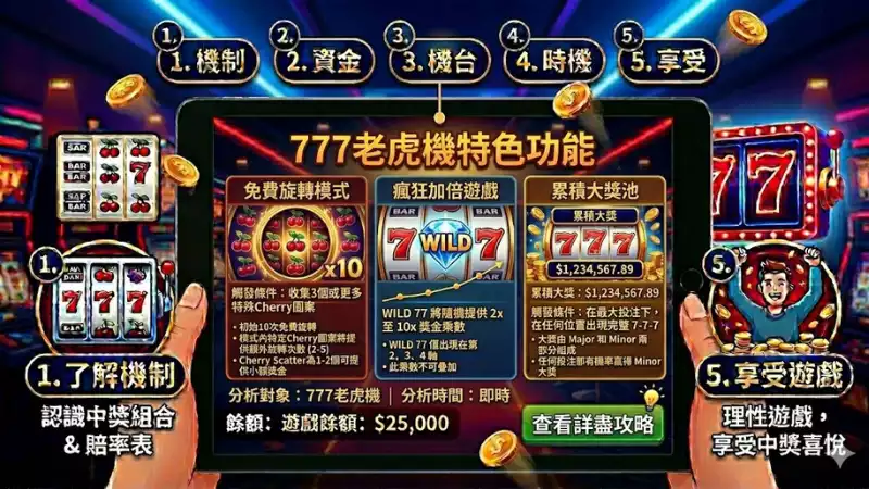 777老虎機特色功能