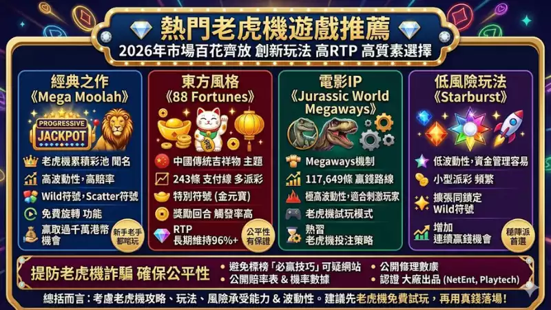 熱門老虎機遊戲推薦