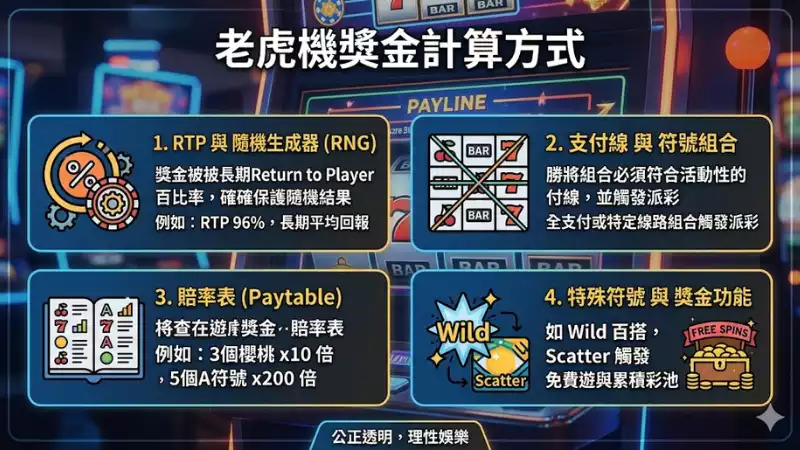 老虎機獎金計算方式