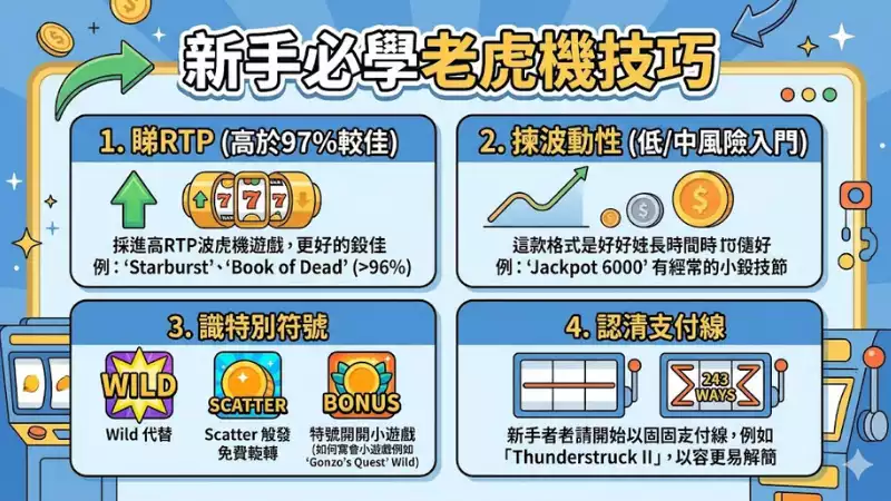 新手必學老虎機技巧