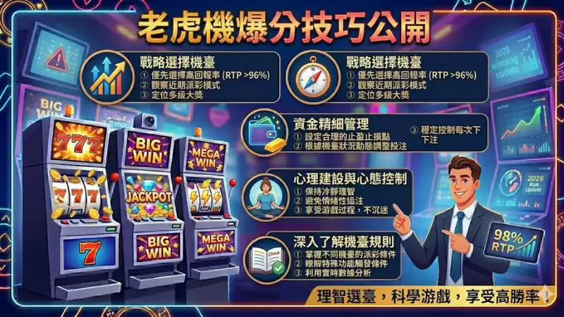 老虎機爆分技巧公開