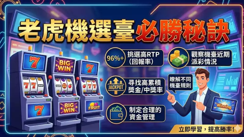 老虎機選臺必勝秘訣
