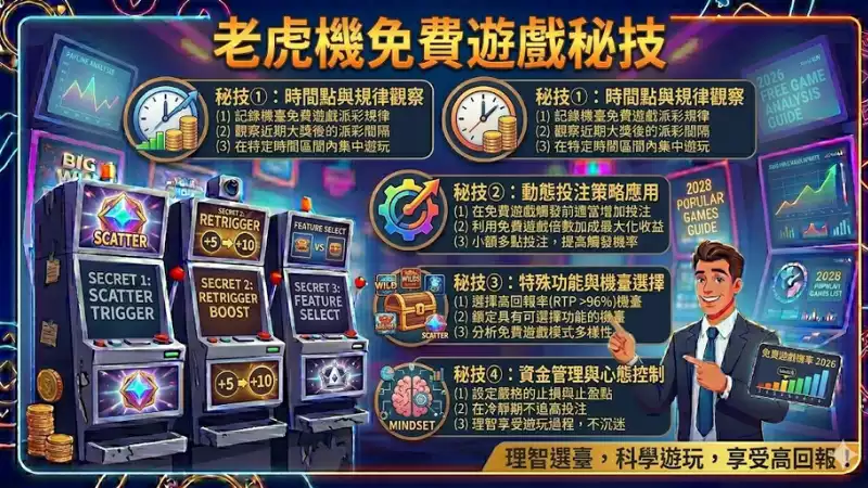 老虎機免費遊戲秘技