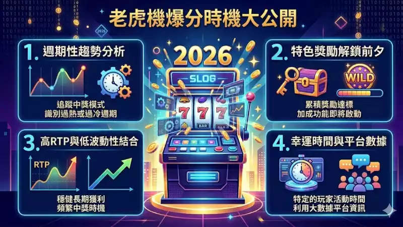 爆分時機大公開:掌握老虎機的「黃金時段」與心理戰術