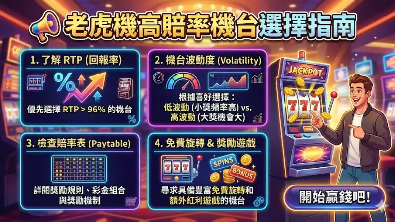 高賠率機台選擇