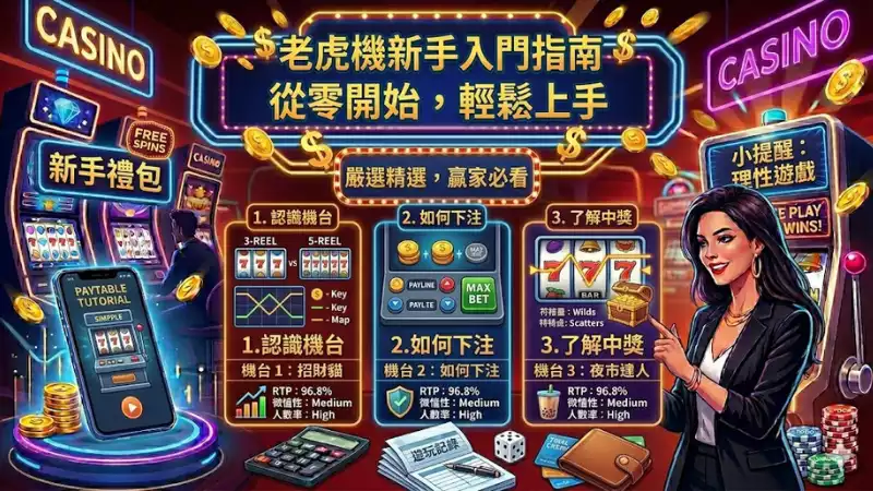 新手入門指南:從零開始掌握角子機玩法