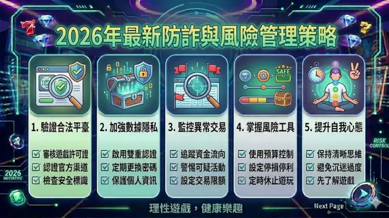線上老虎機安全指南:2026年最新防詐與風險管理策略