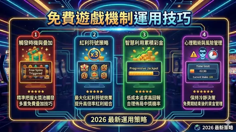 免費遊戲機制運用技巧