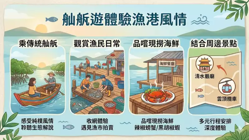 舢舨遊體驗漁港風情