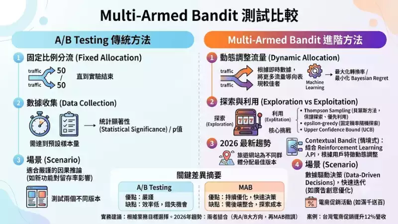 Multi-Armed Bandit 測試比較
