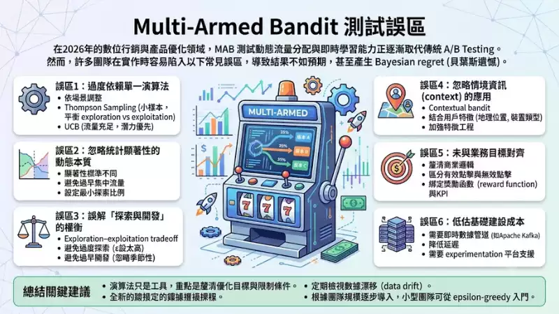 Multi-Armed Bandit 測試誤區